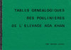 Lange: Tables Genealogiques des Poulinieres de l`Elevage Aga Khan 1922-1986