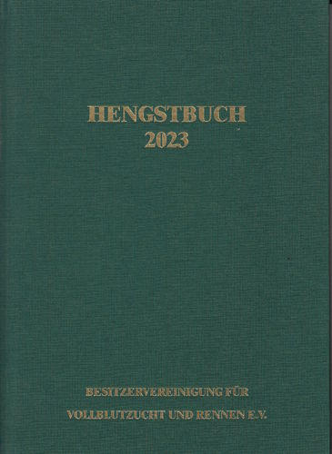 Hengstbuch Vollblut Deutschland 2023