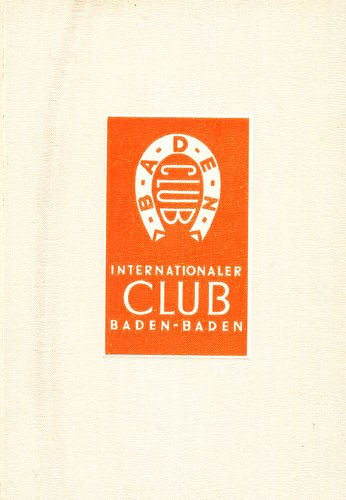 Die Rennen in Iffezheim seit 1858 und 80 Jahre Rennen des Internationalen Clubs